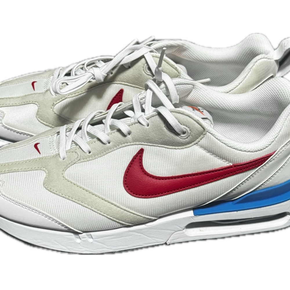 Nike White and Red Athletic Shoes